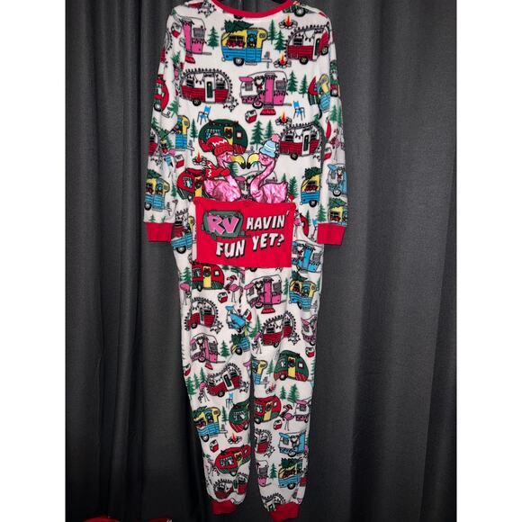 Ugly Christmas Sweater Onesie Xmas Size Large - Picture 3 of 3